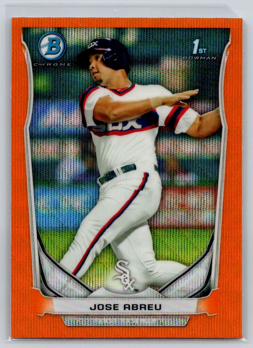 Jose Abreu 2014 Topps Bowman Chrome Refractor #BCP17 RC Chicago White Sox Card
