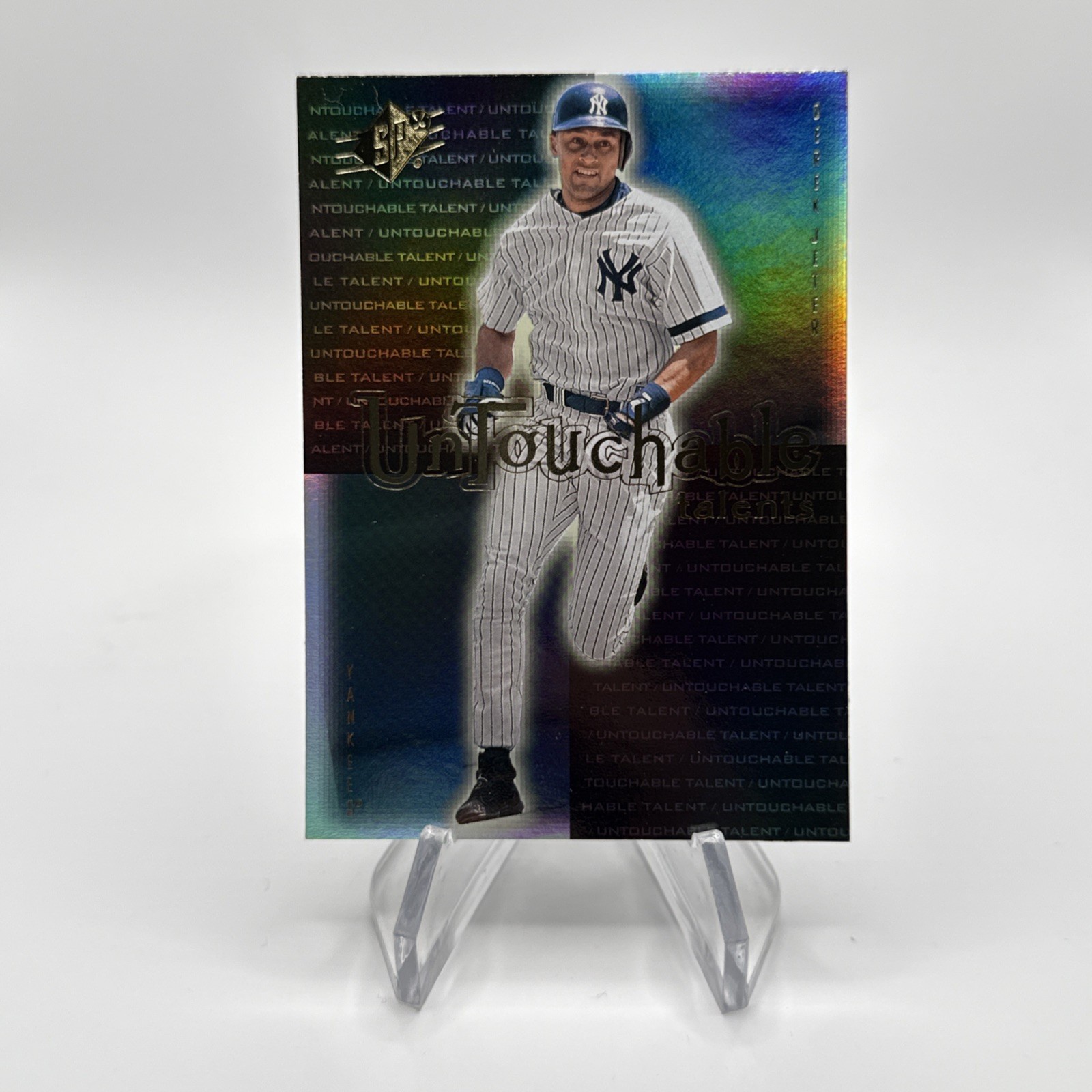 2001 SPx Upper Deck Untouchable Talents Derek Jeter #UT6 New York Yankees