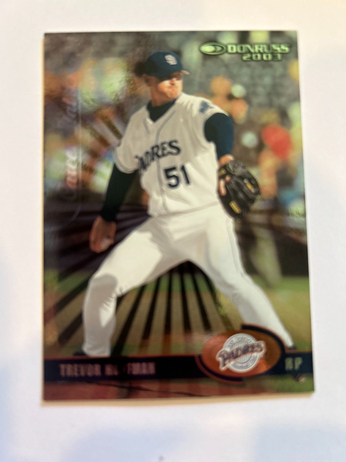 2003 Donruss Career Stat Line #371 Trevor Hoffman San Diego Padres SN #079/279 2003 Donruss Career Stat Line #371 Trevor Hoffman San Diego Padres SN #079/279