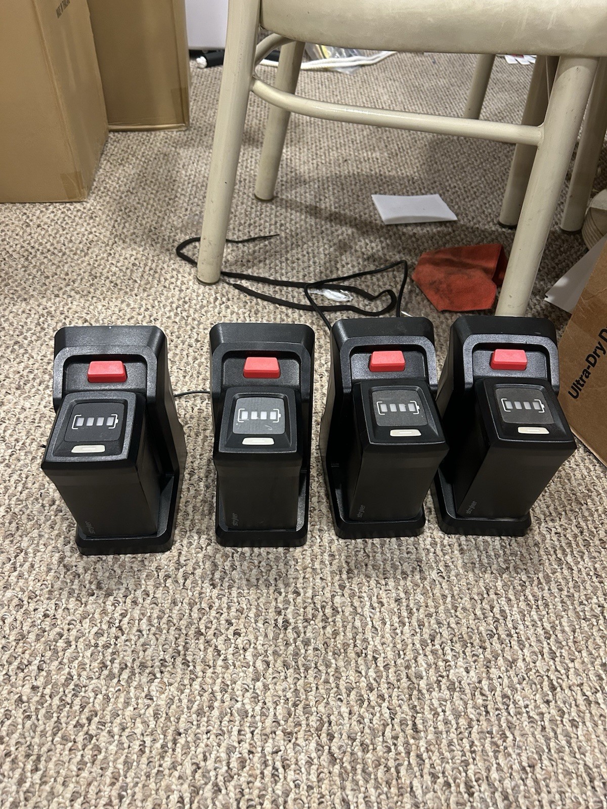 Stryker power pro 1 Battery Charger Docking Station Lot of 4 w/ Power Cords Stryker power pro 1 Battery Charger Docking Station Lot of 4 w/ Power Cords