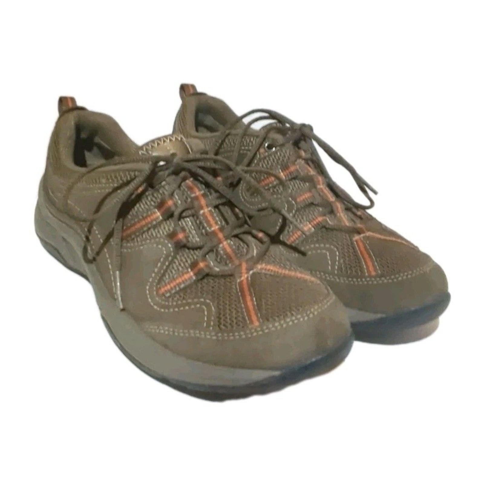 Privo by Clarks Leather Sneaker Shoes Womens Size 8M Brown 36645