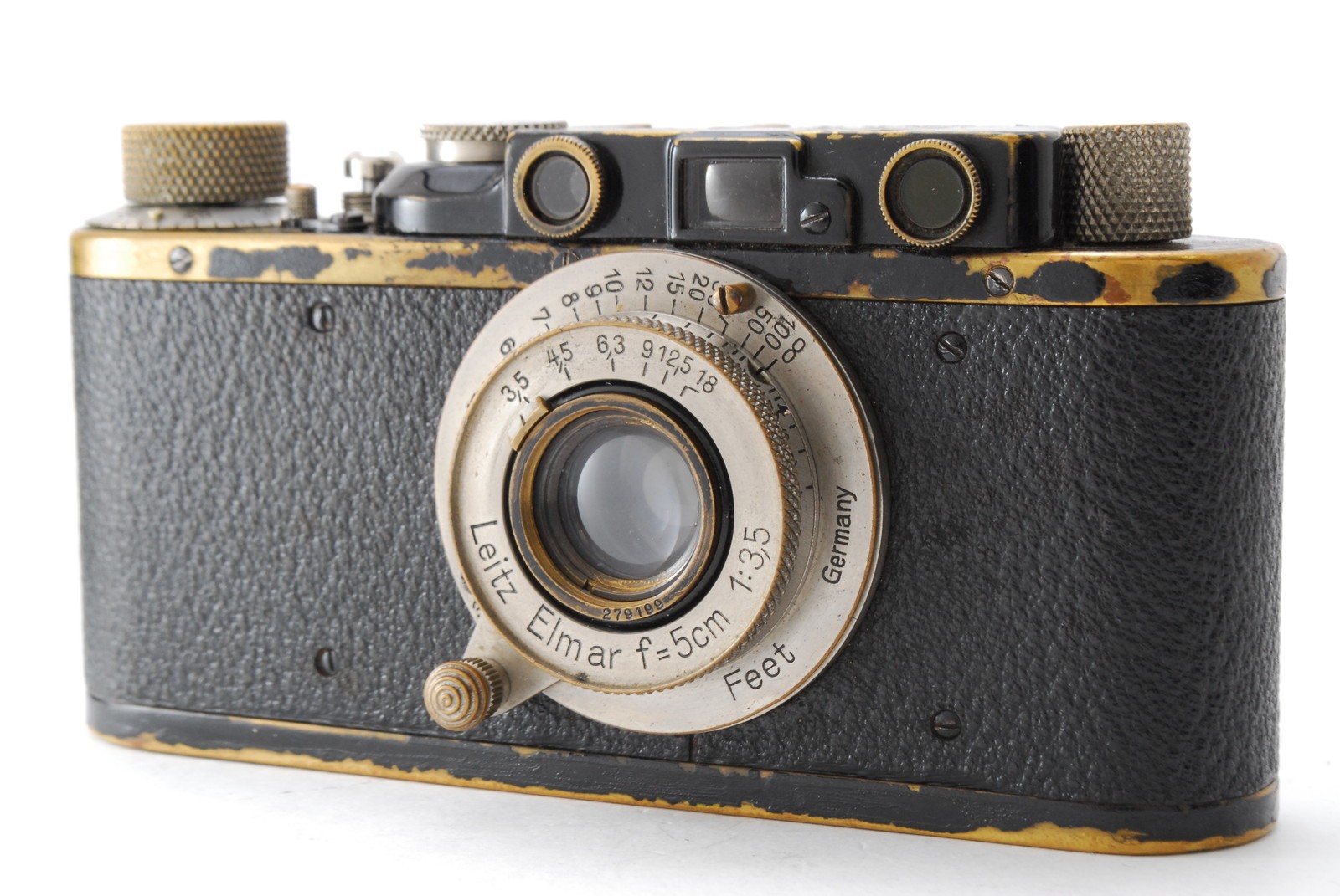 [Exc+5] Leica ii D Nickel Elmar 50mm f3.5 From JAPAN