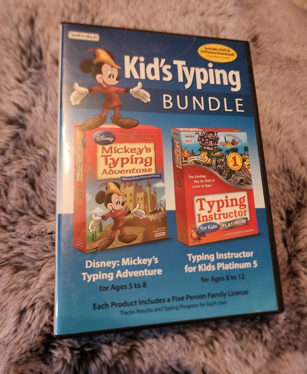 NEW Kid\'s Typing Bundle: Mickey’s Adventure & Instructor Platinum - PC Windows