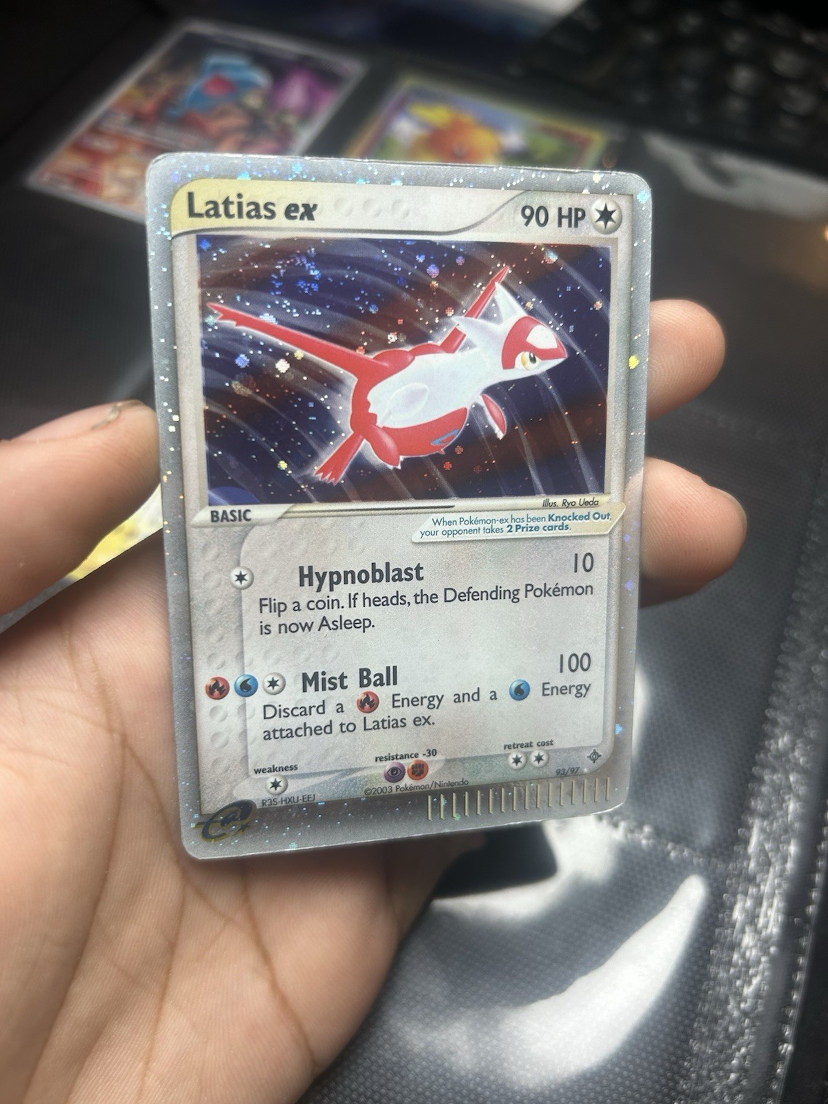 Latias ex 93/97 EX Dragon Holo Hp-mp * Crazy swirl*