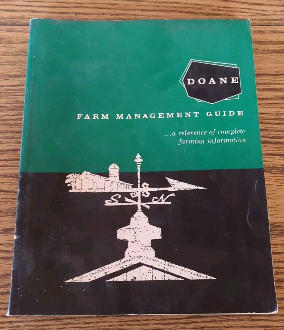 Vintage 1962 Doane Farm Management Guide Complete Farming Softcover Book 398 Pgs