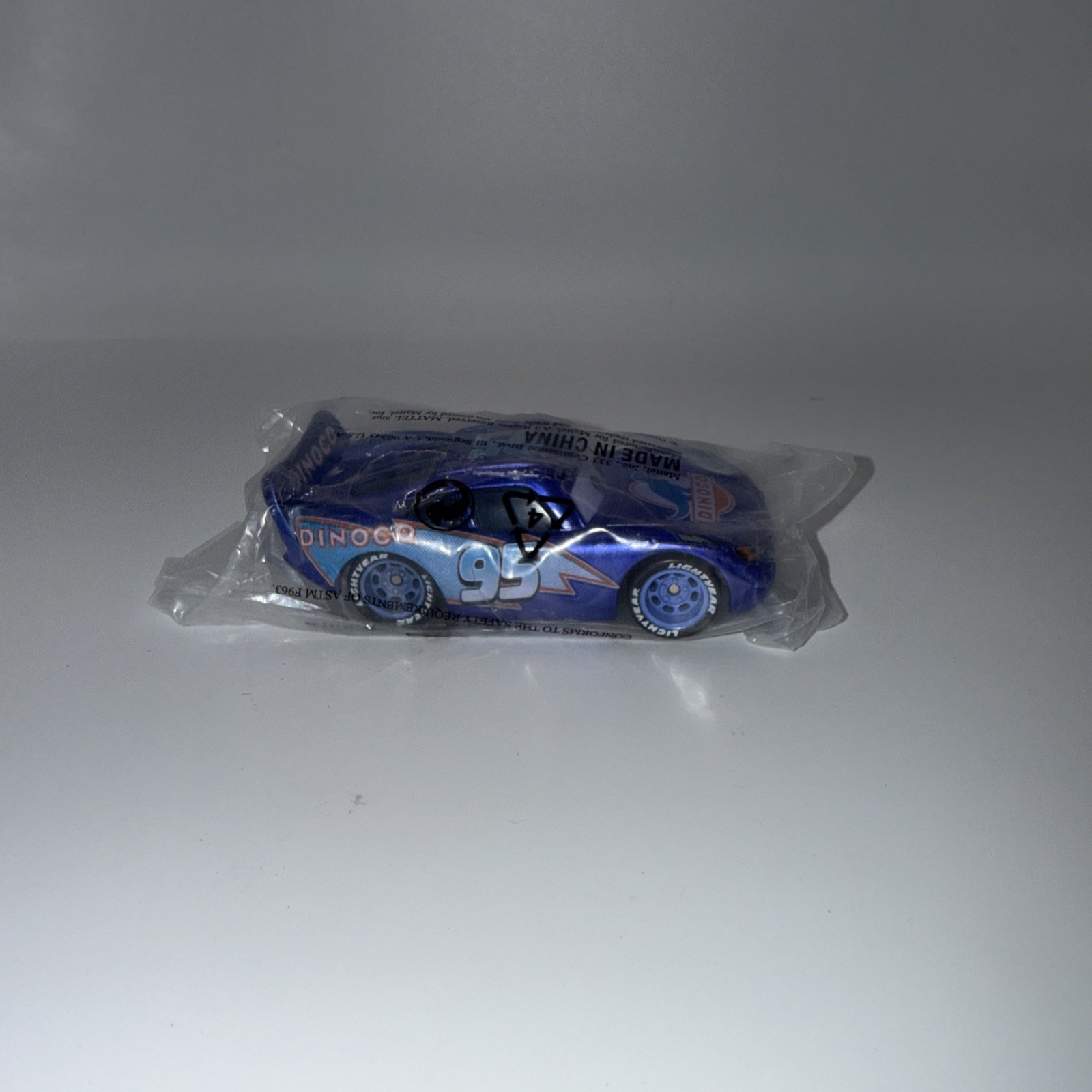  Disney Pixar Cars Blu Ray Lightning McQueen Diecast “Blue-Ray Dinoco” SEALED