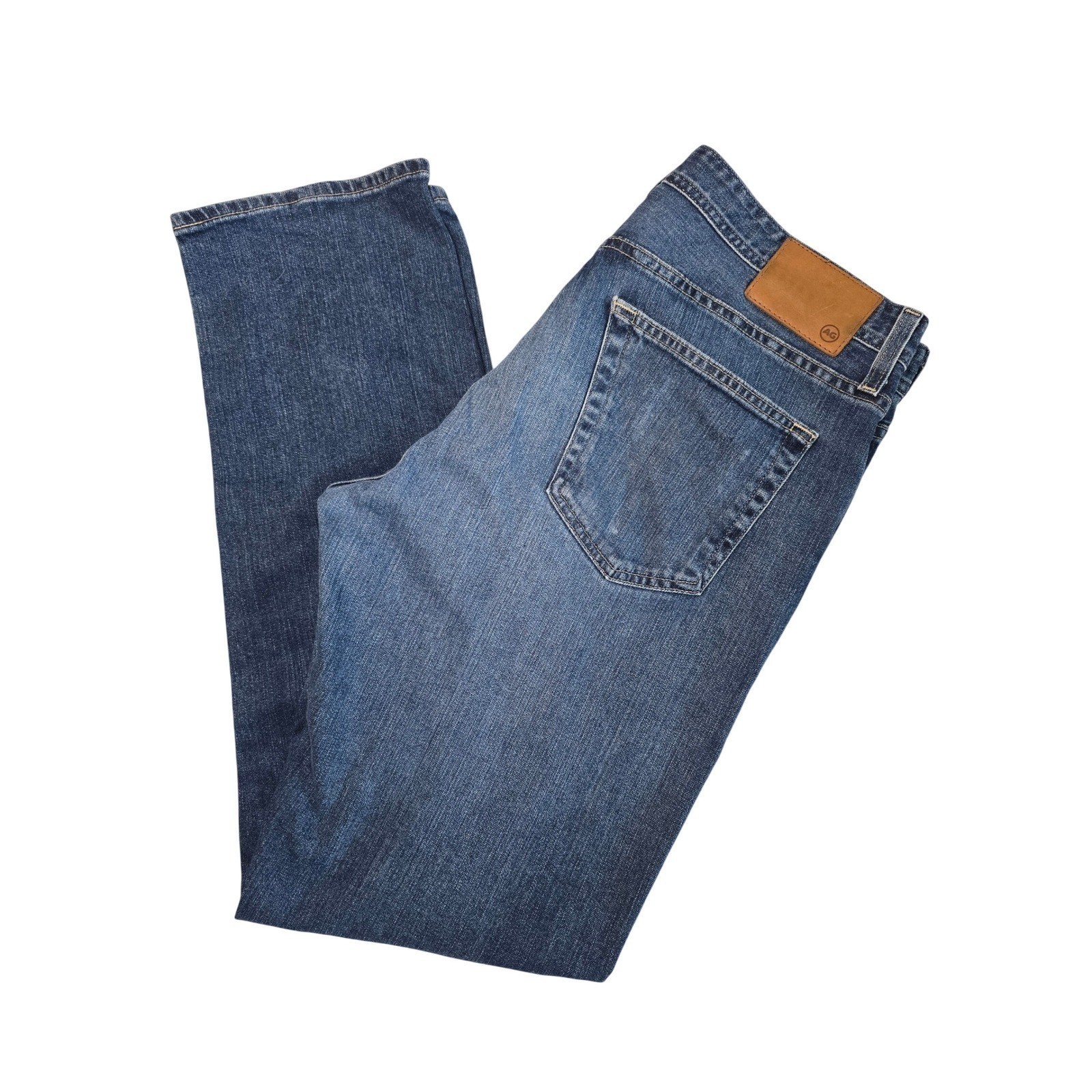 AG Adriano Goldschmied Owens Athletic Fit Denim Jeans Blue Mens 34x32 VGC AG Adriano Goldschmied Owens Athletic Fit Denim Jeans Blue Mens 34x32 VGC