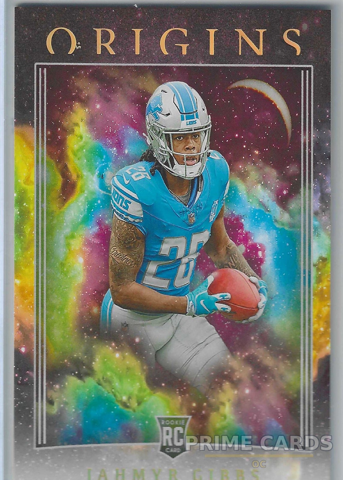 2023 Panini Origins Football Jahmyr Gibbs RC #101 Base Detroit Lions