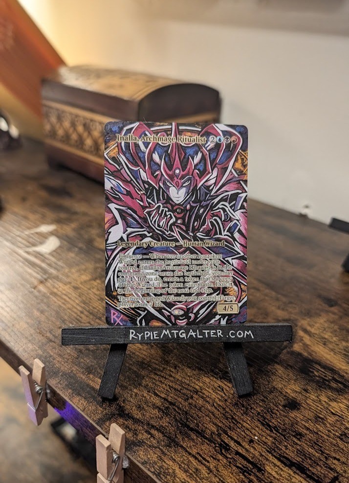 Inalla, Archmage Ritualist - Full Art / Altered -  MTG / Magic