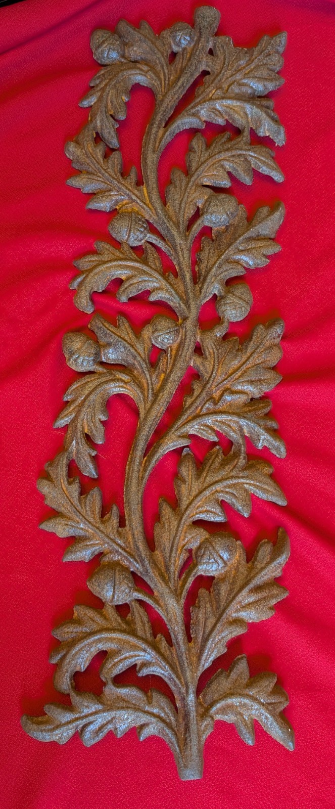 Antique Cast Iron Architectural Salvage Baluster Railing Panel Rusty Patina 26\