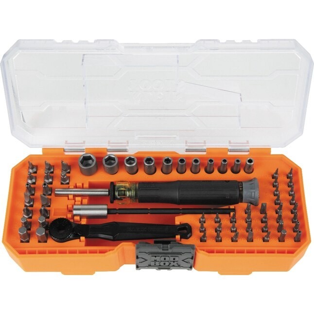  Klein Tools Precision Ratchet and Driver System, 64-Piece 5693302 