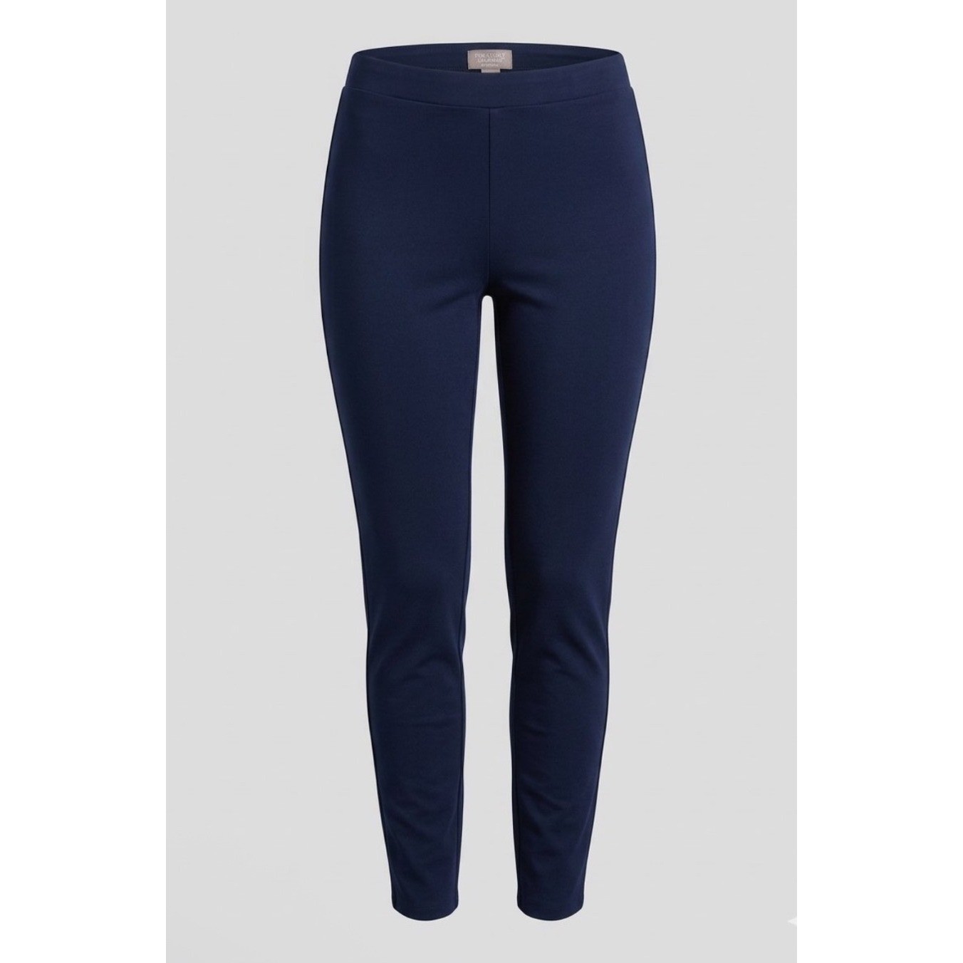 Chicos Fabulously Slimming Navy Blue Pull On Slim Leg Pants Size 2 Medium Large Chicos Fabulously Slimming Navy Blue Pull On Slim Leg Pants Size 2 Medium Large
