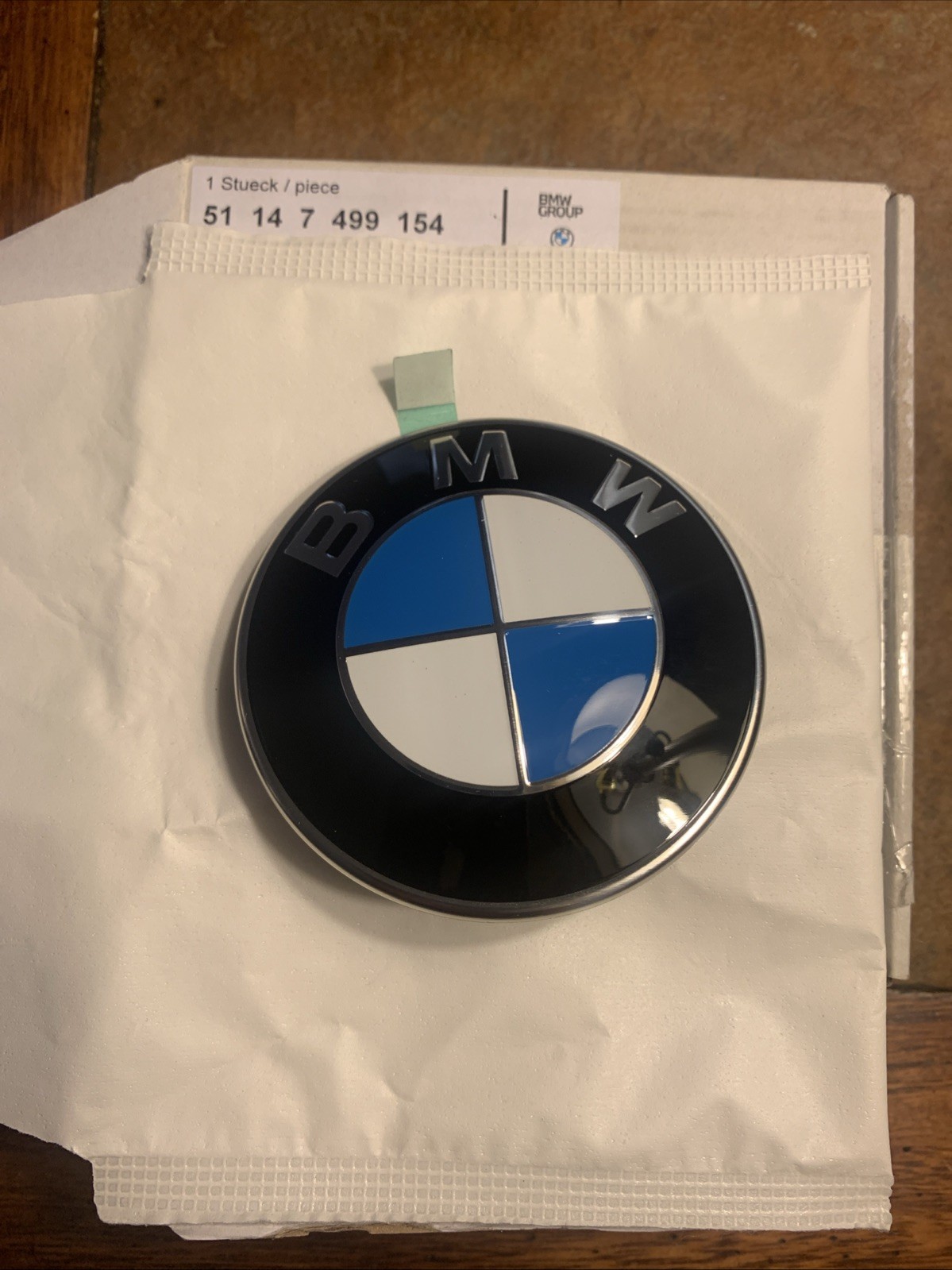 BMW Roundel Emblem 51147499154 Original OEM OE New
