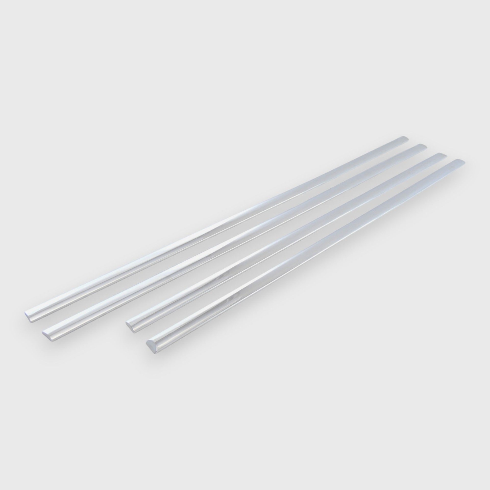 SM103 Chrome Tape-On Door Molding Set Fits GMC Sierra 1500 14-23