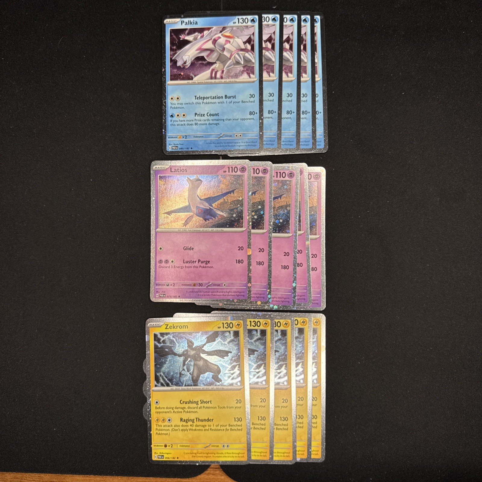 Pokemon Cosmos Holo Promo Zekrom 066/182 Palkia 040/182 Latios 073/182 Set Of 15 Pokemon Cosmos Holo Promo Zekrom 066/182 Palkia 040/182 Latios 073/182 Set Of 15