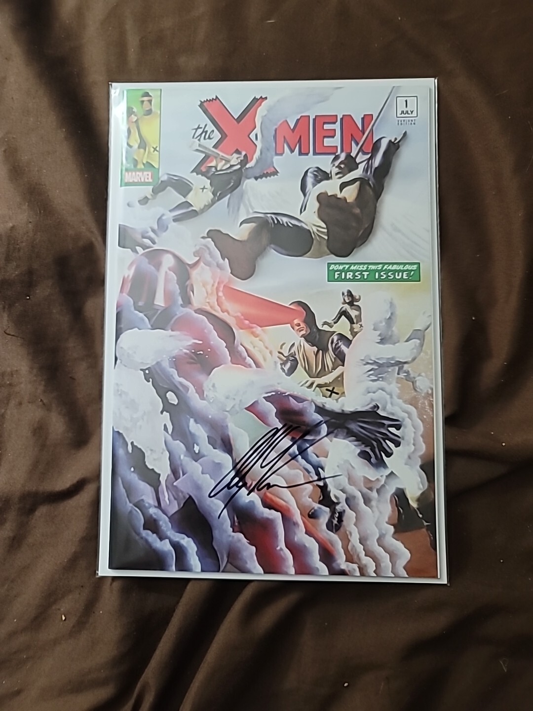 X-MEN #1 (2024) SDCC EXCLUSIVE ALEX ROSS JACK KIRBY VARIANT SIGNED W/COA NM+