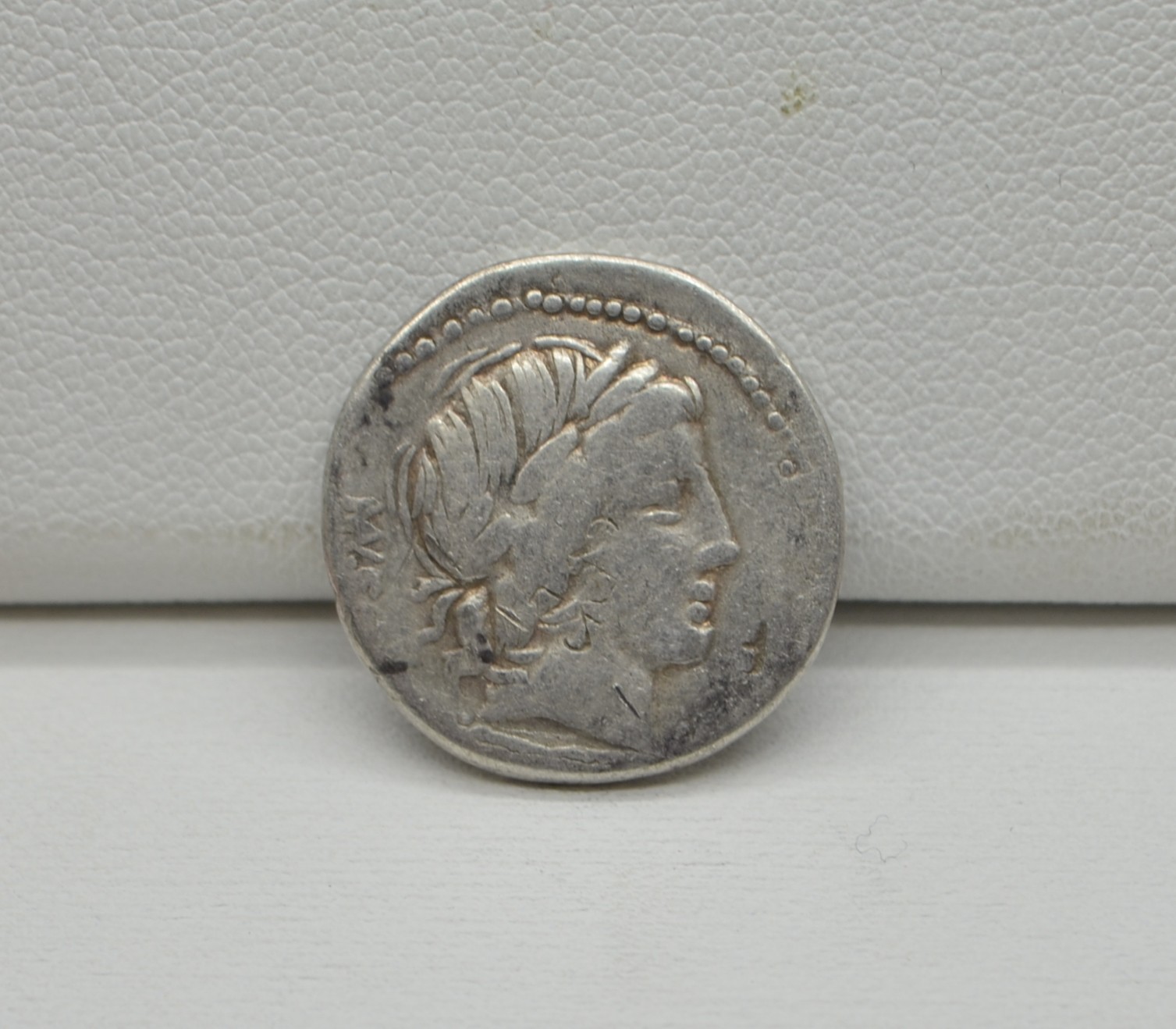 ROMAN REPUBLIC DENARIUS MN FONTEIUS 85 BC CRAWFORD 353/1A VEJOVIS #KTM10689