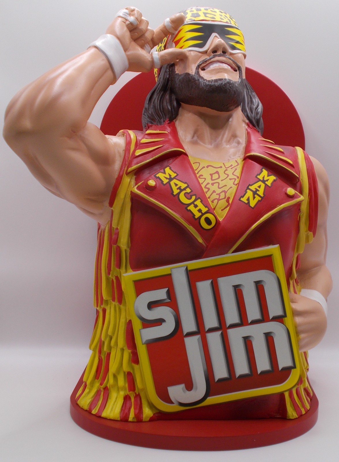 2025 MACHO-MAN RANDY SAVAGE SLIM JIM DISPLAY COLLECTABLE
