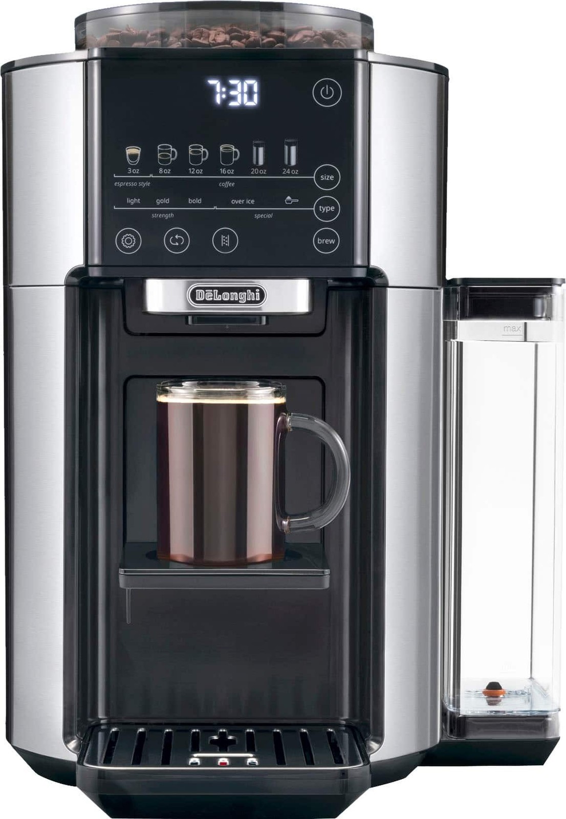 UVG Delonghi De\'Longhi TrueBrew Automatic Coffee Machine Stainless UVG Delonghi De\'Longhi TrueBrew Automatic Coffee Machine Stainless