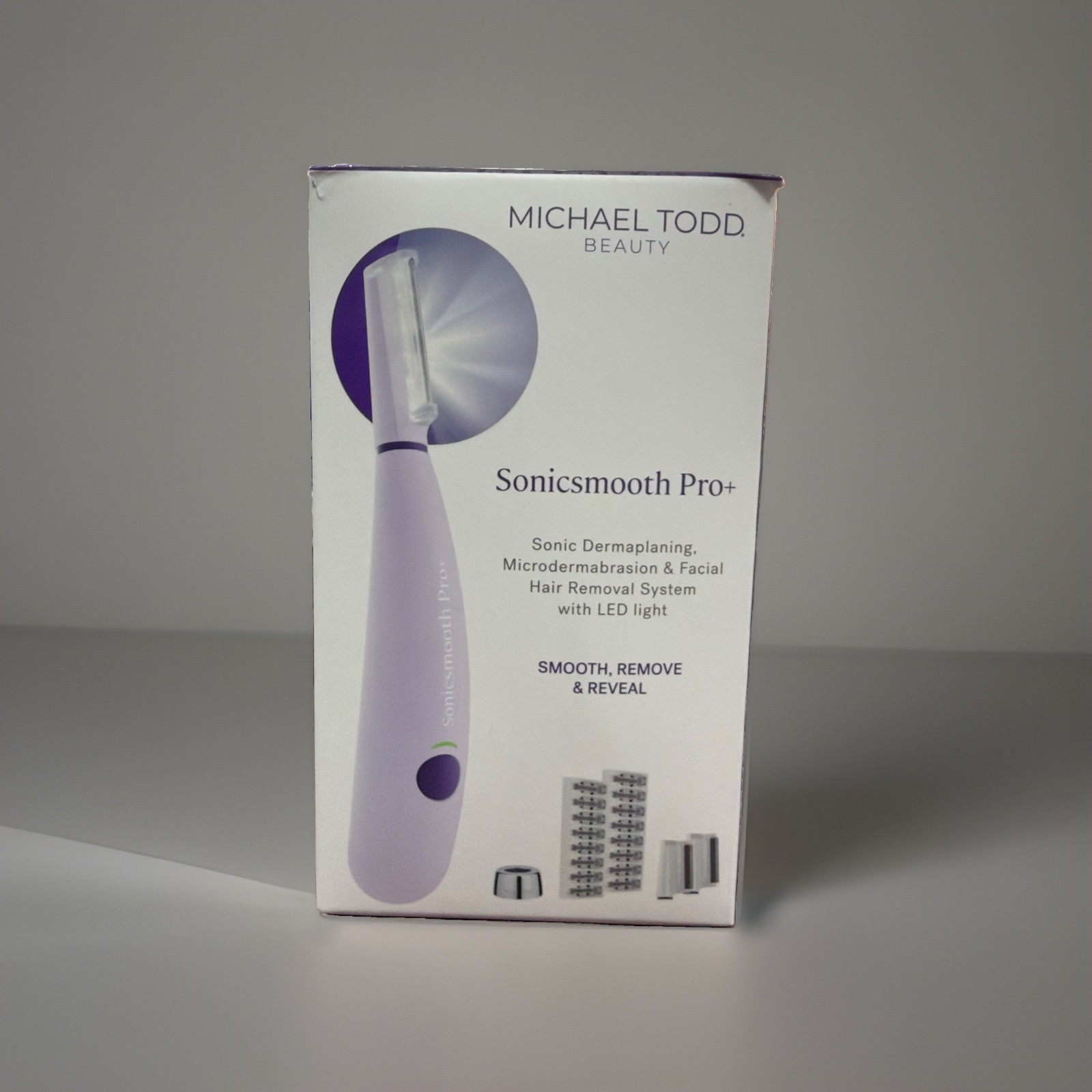 Michael Todd Beauty Sonicsmooth Pro+ Dermaplaning System & Eyebrow Trimmer Michael Todd Beauty Sonicsmooth Pro+ Dermaplaning System & Eyebrow Trimmer