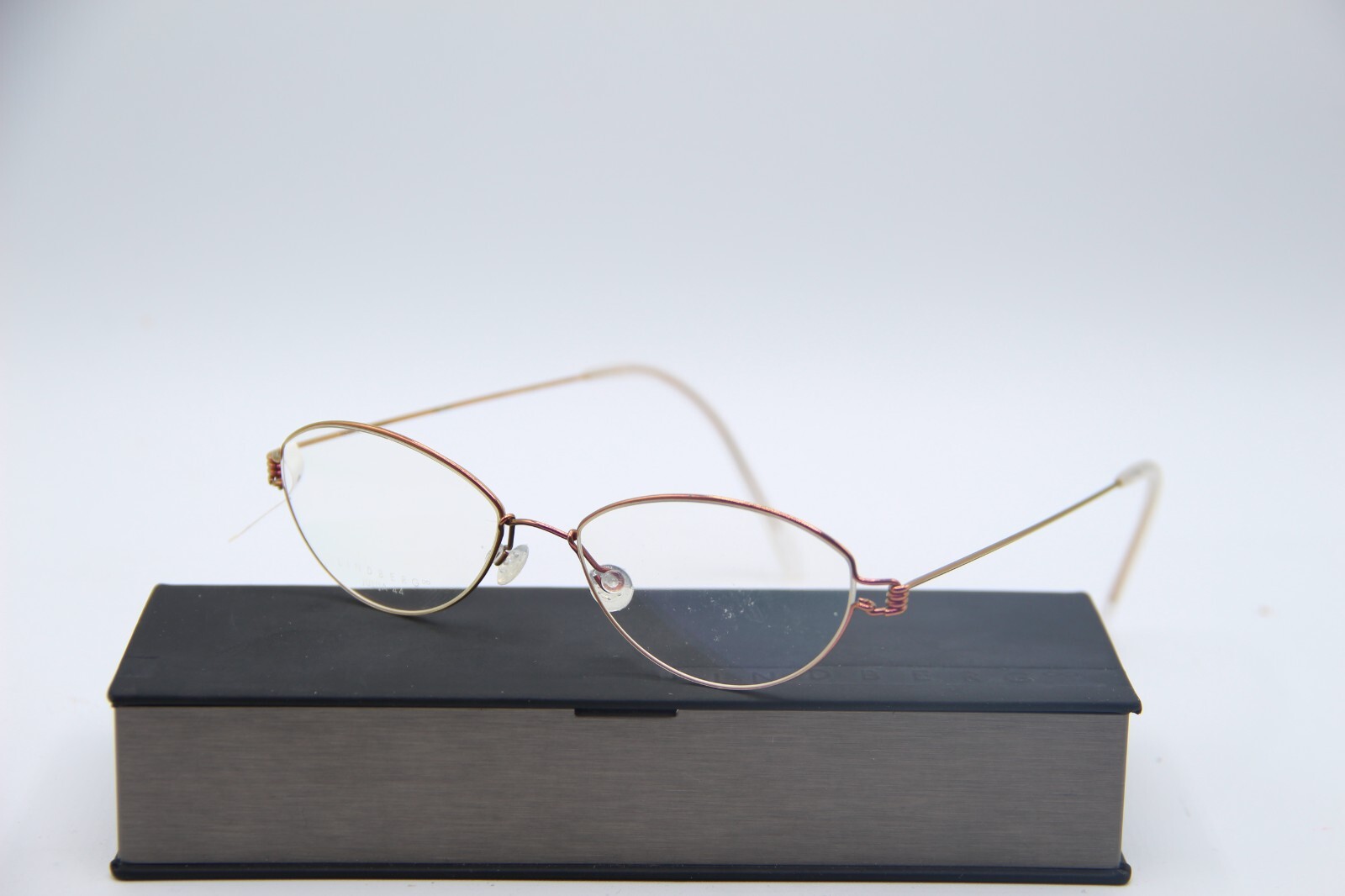 LINDBERG JULIJA GUNMETAL VIOLET AUTHENTIC FRAMES EYEGLASSES 44-13