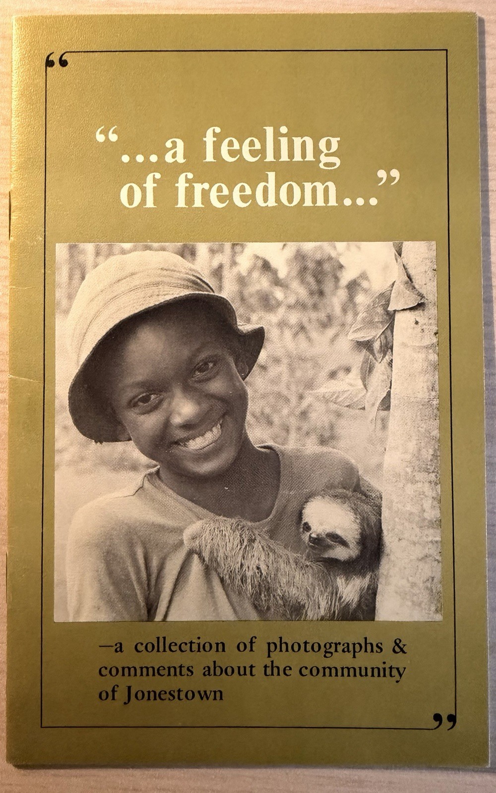 Very Rare 1977 Peoples Temple Community Booklet. Jim Jones Propaganda Guyana.