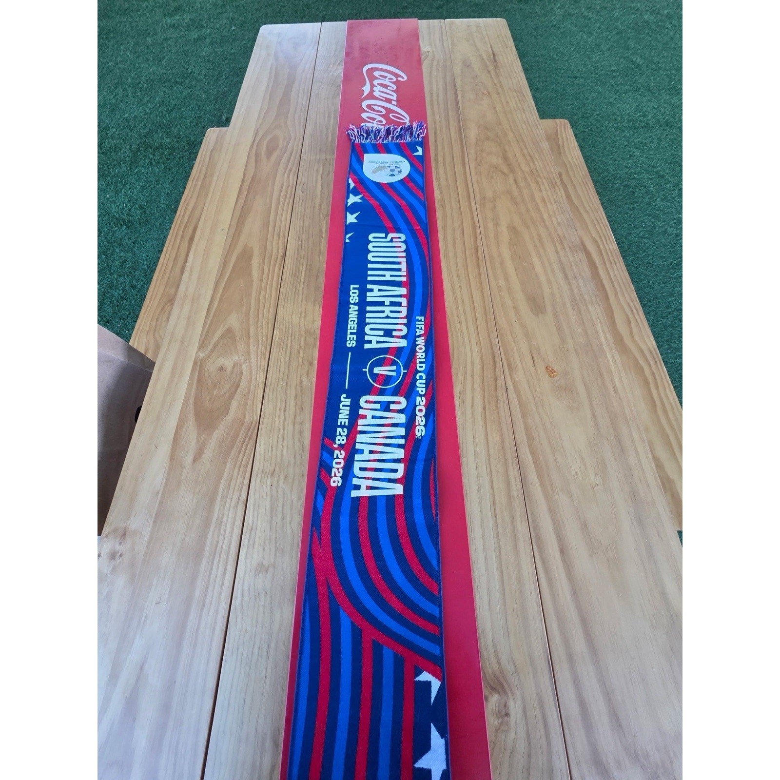 Canada South Africa 2026 World Cup Official FIFA Match Los Angeles Scarf 6/28/26