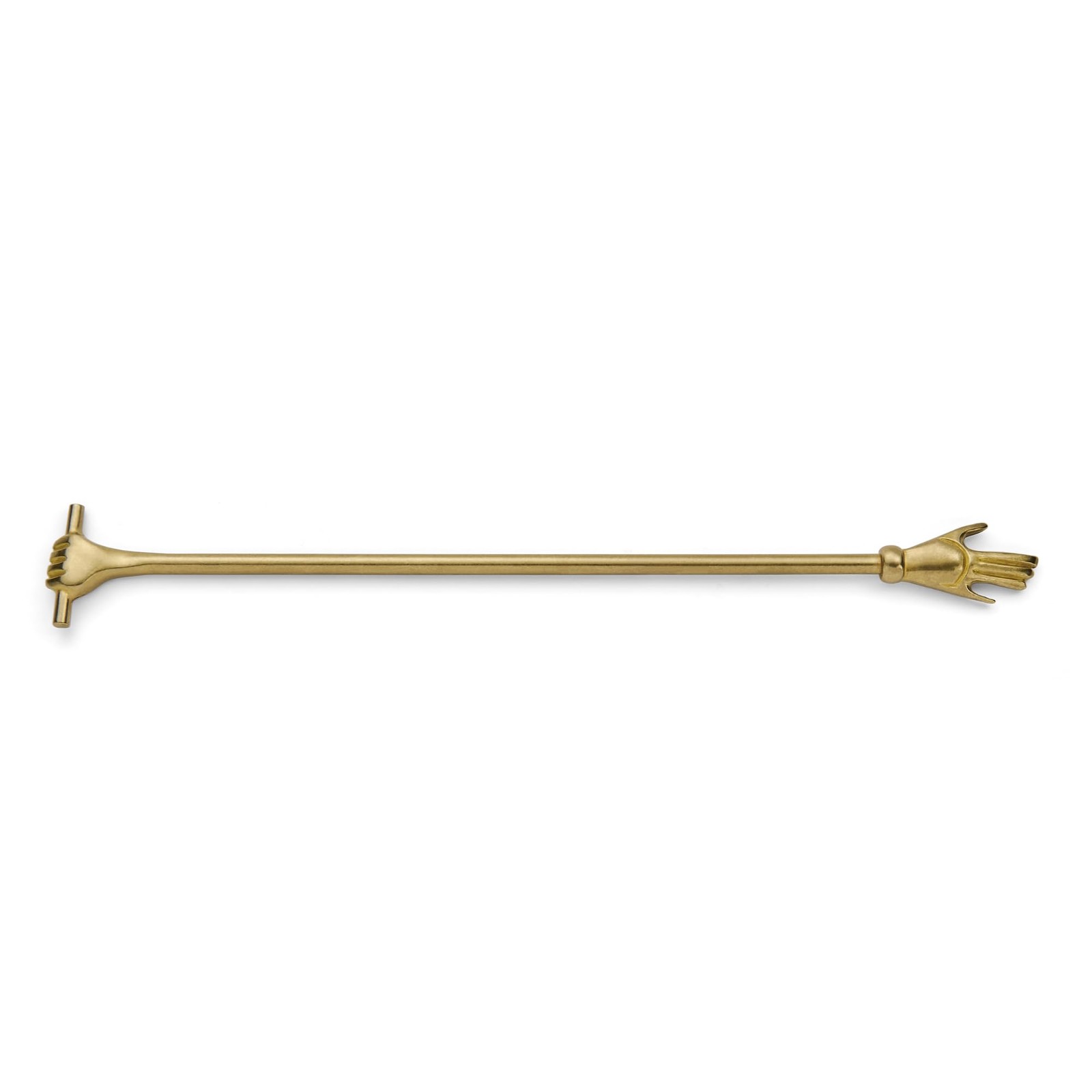 khtumeware 100% Solid Brass 1 Pack Brass Hand Book Mark Stylish for Book Spines