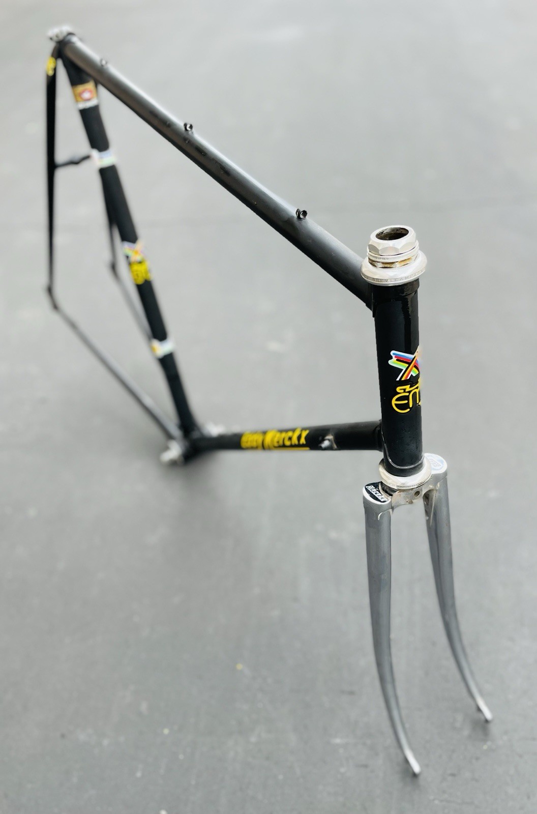 Eddy Merckx Vintage Road Bike Frameset Campagnolo Super Record Headset / BB Eddy Merckx Vintage Road Bike Frameset Campagnolo Super Record Headset / BB