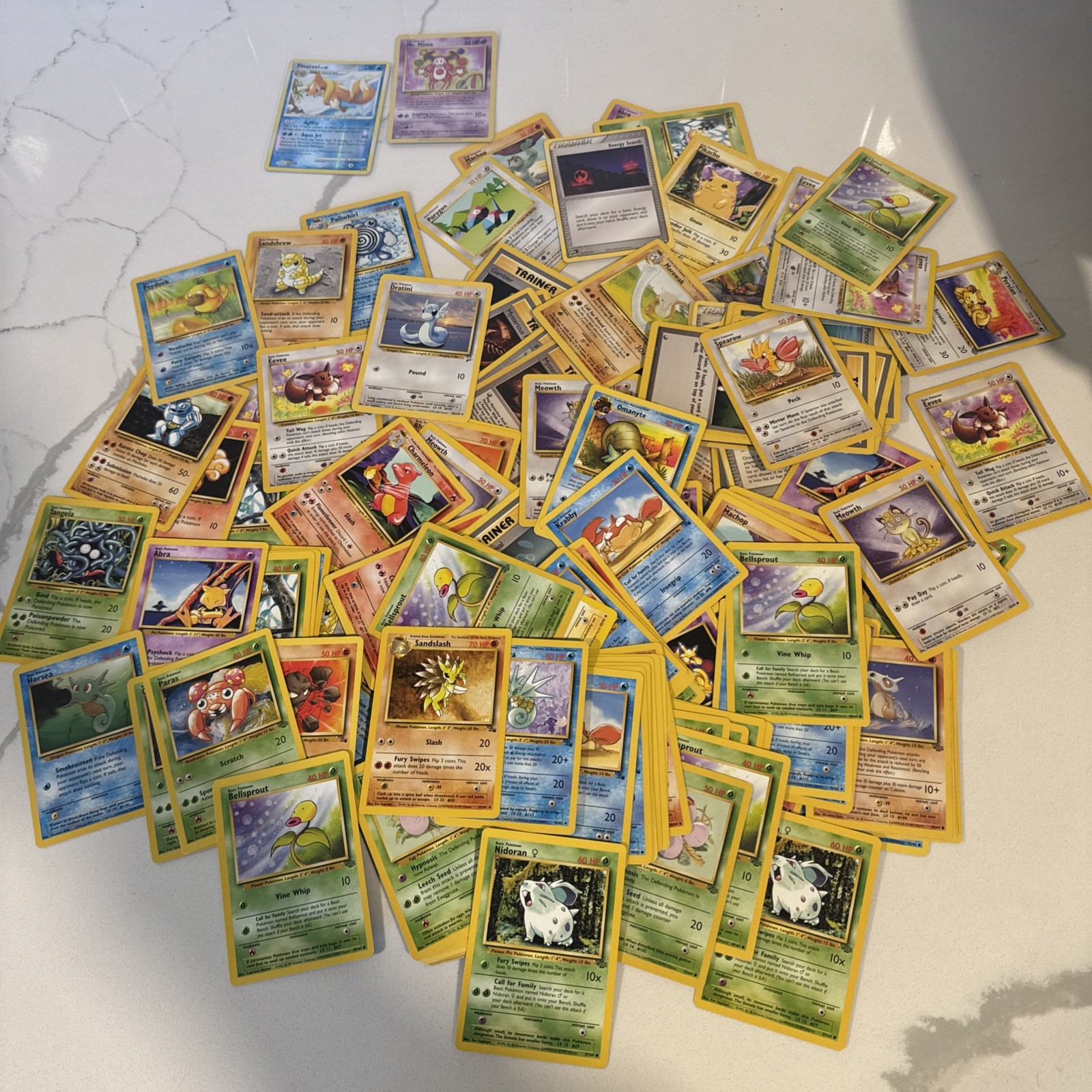 Pokémon TCG 1999 Holo Lot Vintage Lot 160+ WOTC Base 2 Jungle Fossil Rocket Gym