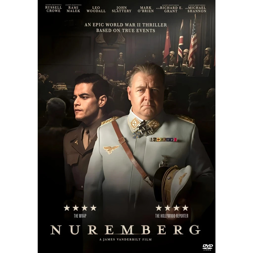 Nuremberg (2025) DVD | Powerful Historical Biography Drama Thriller Region Free