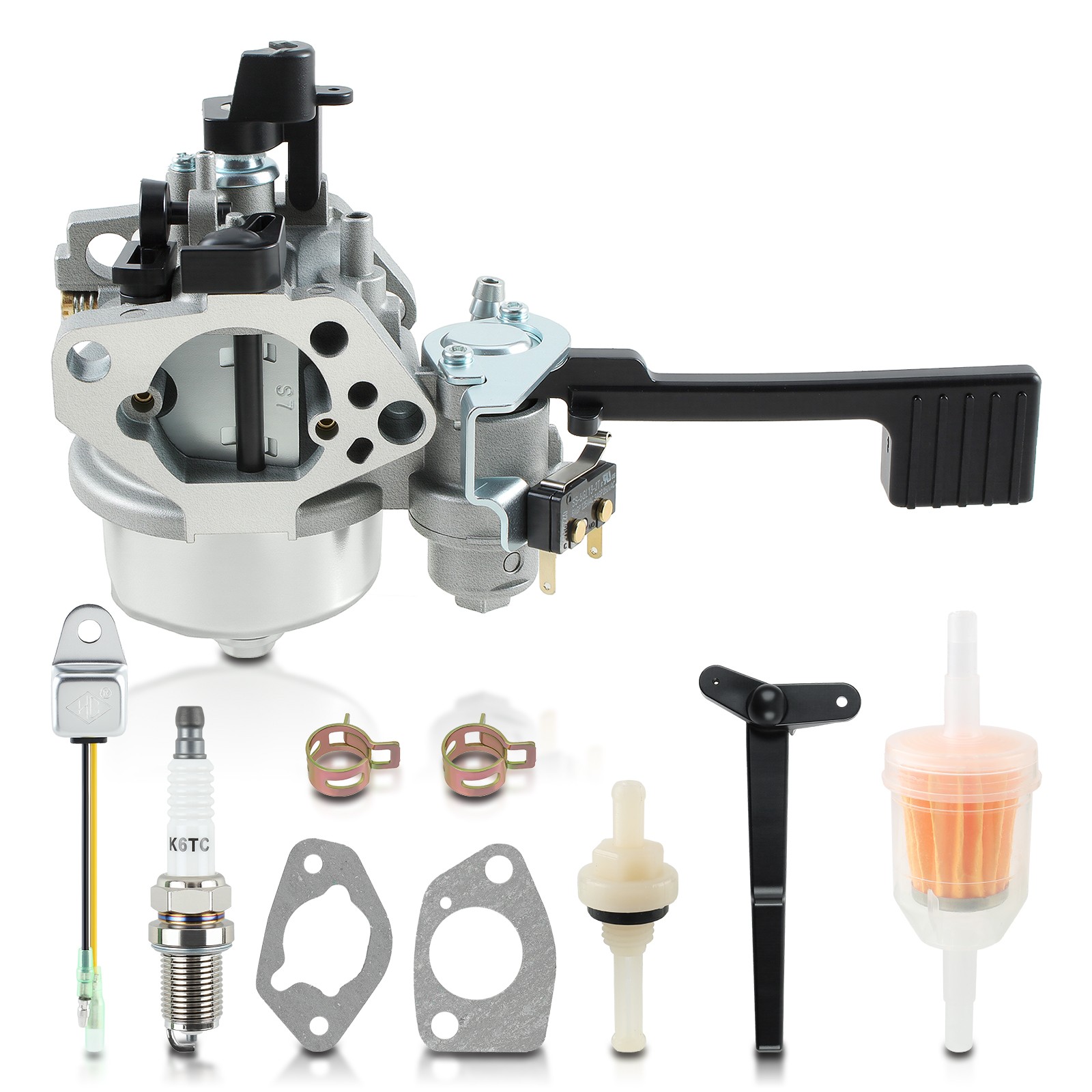 For Kohler CH440 Command Pro 429cc 14HP Engine Carburetor & Gasket Filter Kit 