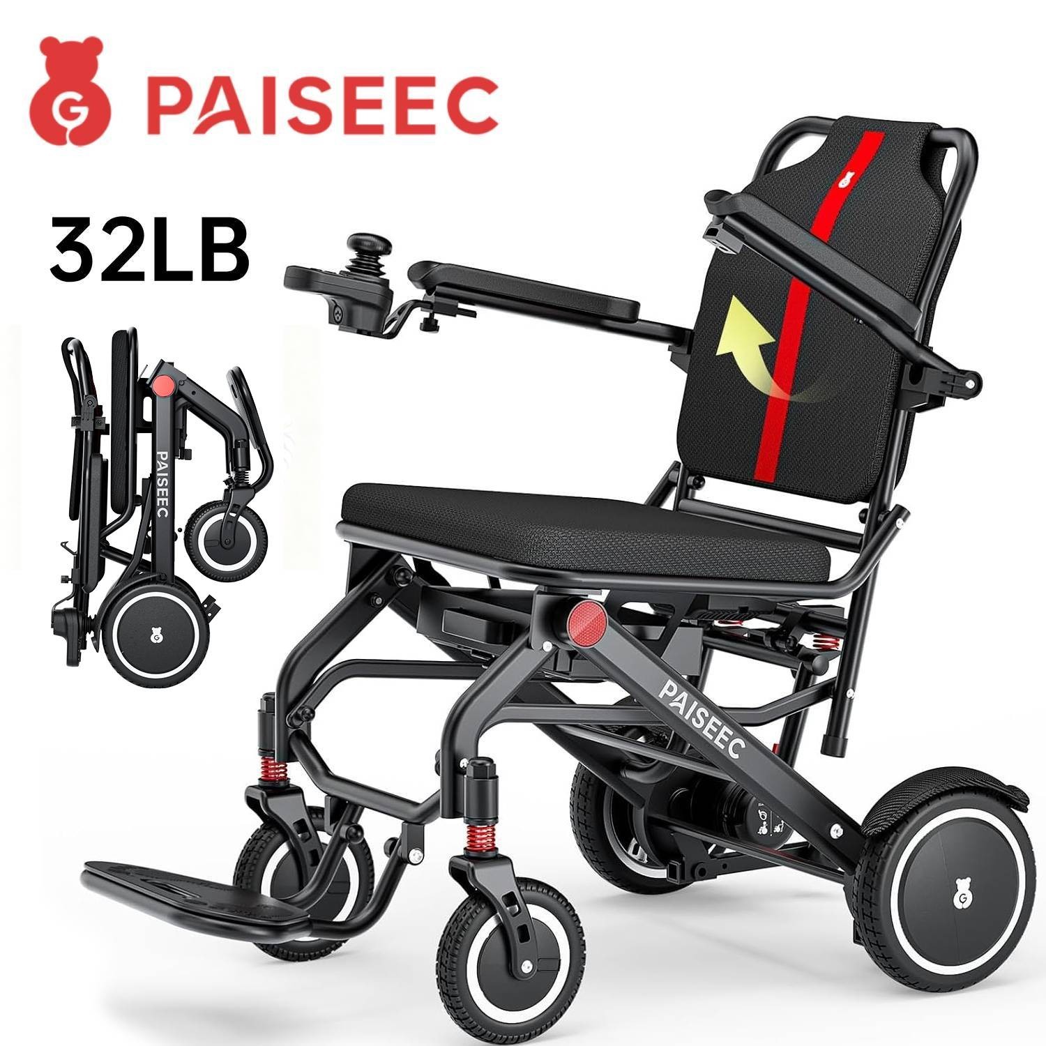 Lightweight 32Lb Foldable Electric Wheelchair Intelligent All Terrain Scooter US Lightweight 32Lb Foldable Electric Wheelchair Intelligent All Terrain Scooter US