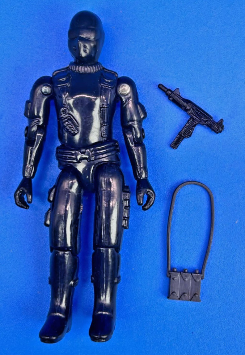 GI Joe Snake Eyes v1 1982 *100% COMPLETE, Near Mint* Straight Arm Vintage ARAH