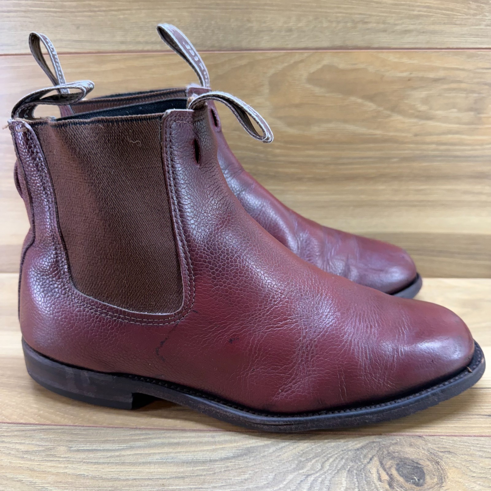 BAXTER Australia Chelsea Boots Reds Mens US 9 AU 8 Business Casual Outdoor BAXTER Australia Chelsea Boots Reds Mens US 9 AU 8 Business Casual Outdoor