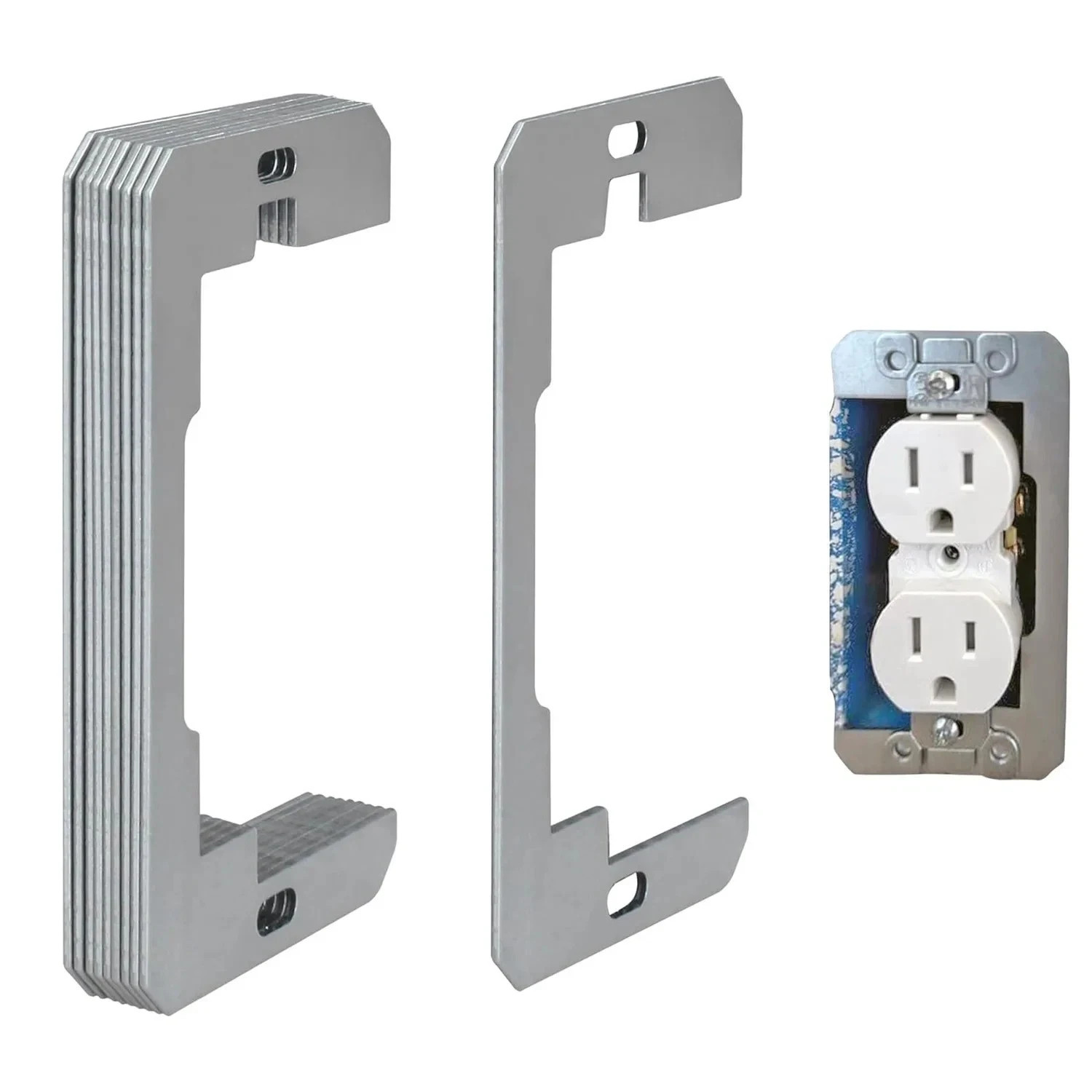 10 Pcs Outlet Leveling Spacers Electrical Wall Plate Switch Adjustment Kit