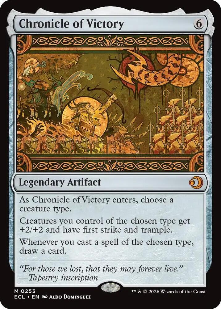 1x Chronicle of Victory - Lorwyn Eclipsed Near Mint - MTG