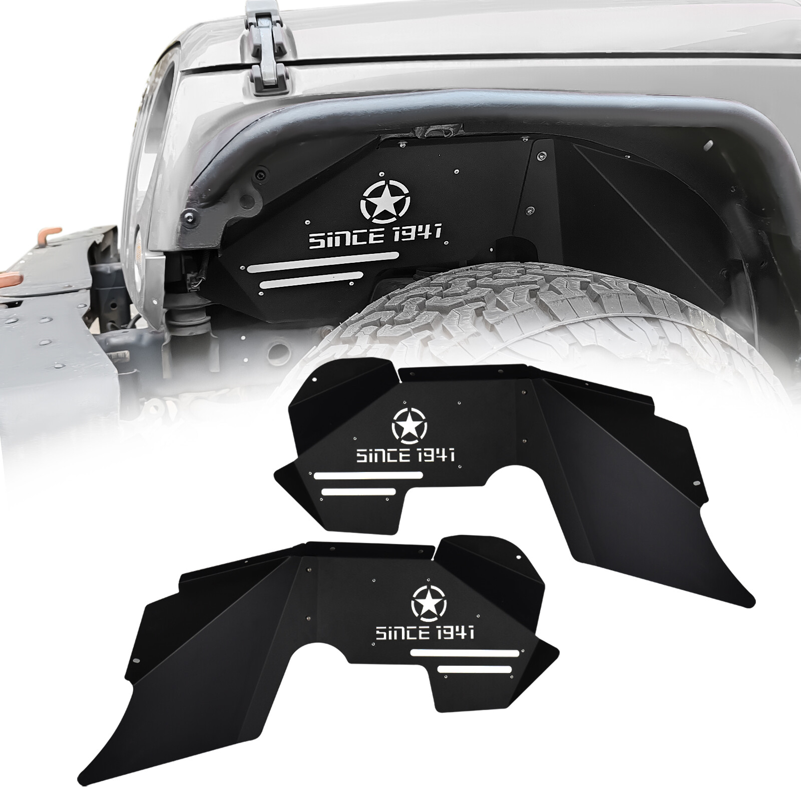 Front Inner Fender Liners Flares w/ \
