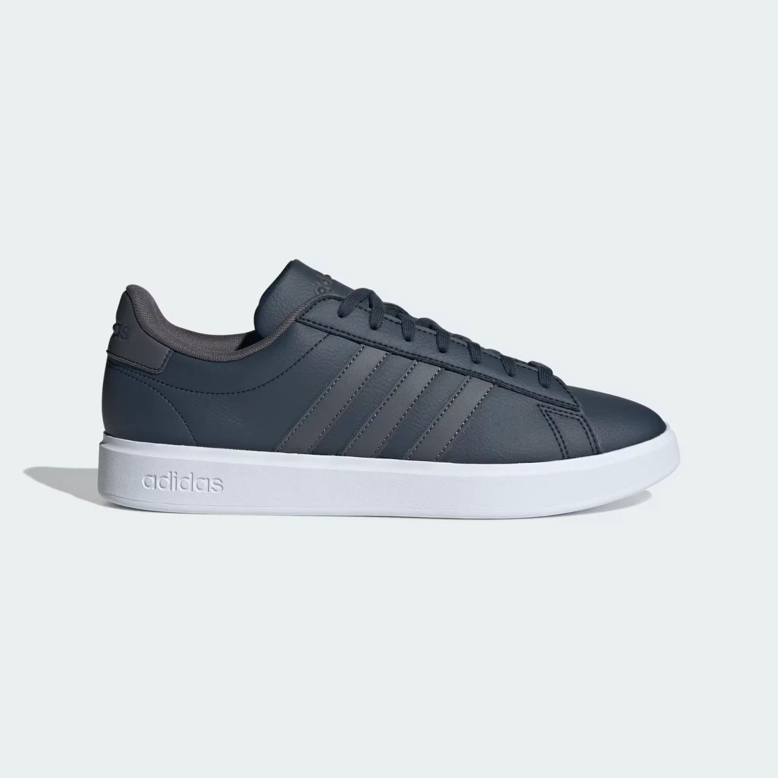 Adidas Grand Court 2.0 Men's Shoes Tennis Sneakers - Aurora Ink / Grey / White Adidas Grand Court 2.0 Men's Shoes Tennis Sneakers - Aurora Ink / Grey / White