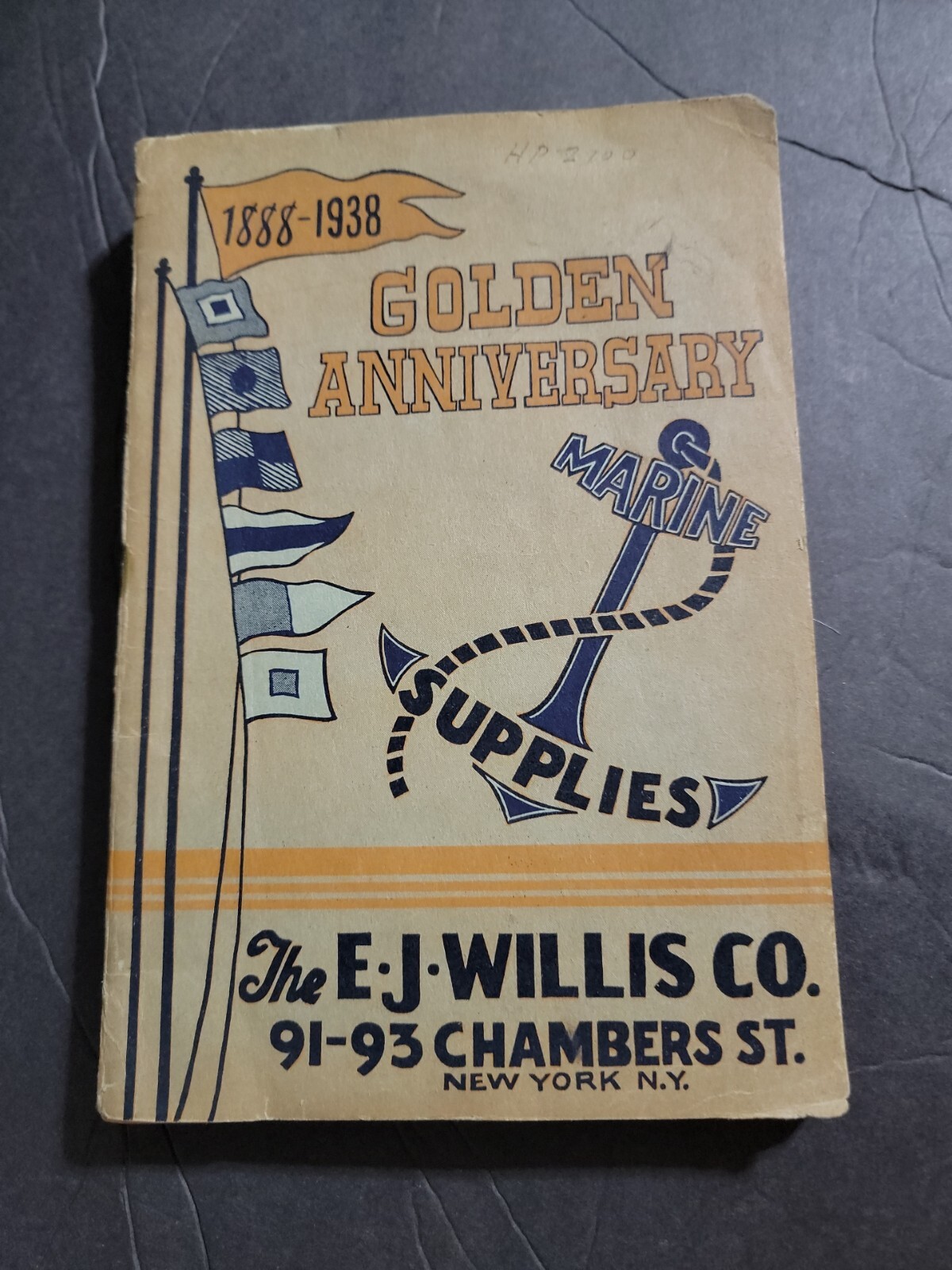 E. J. Willis Co. Marine Supplies Catalog: Golden Anniversary Edition 1888-1938