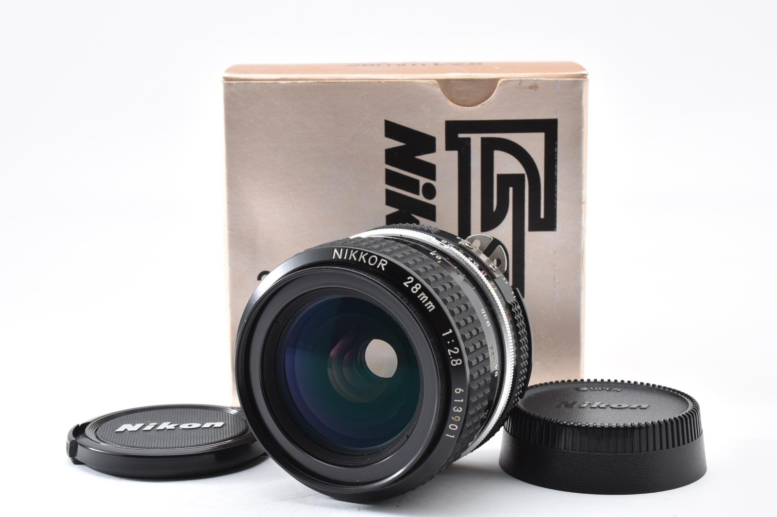 [Near Mint] Nikon Ai Nikkor 28mm f/2.8 Wide Angle Prime Lens w/ Box From JAPAN