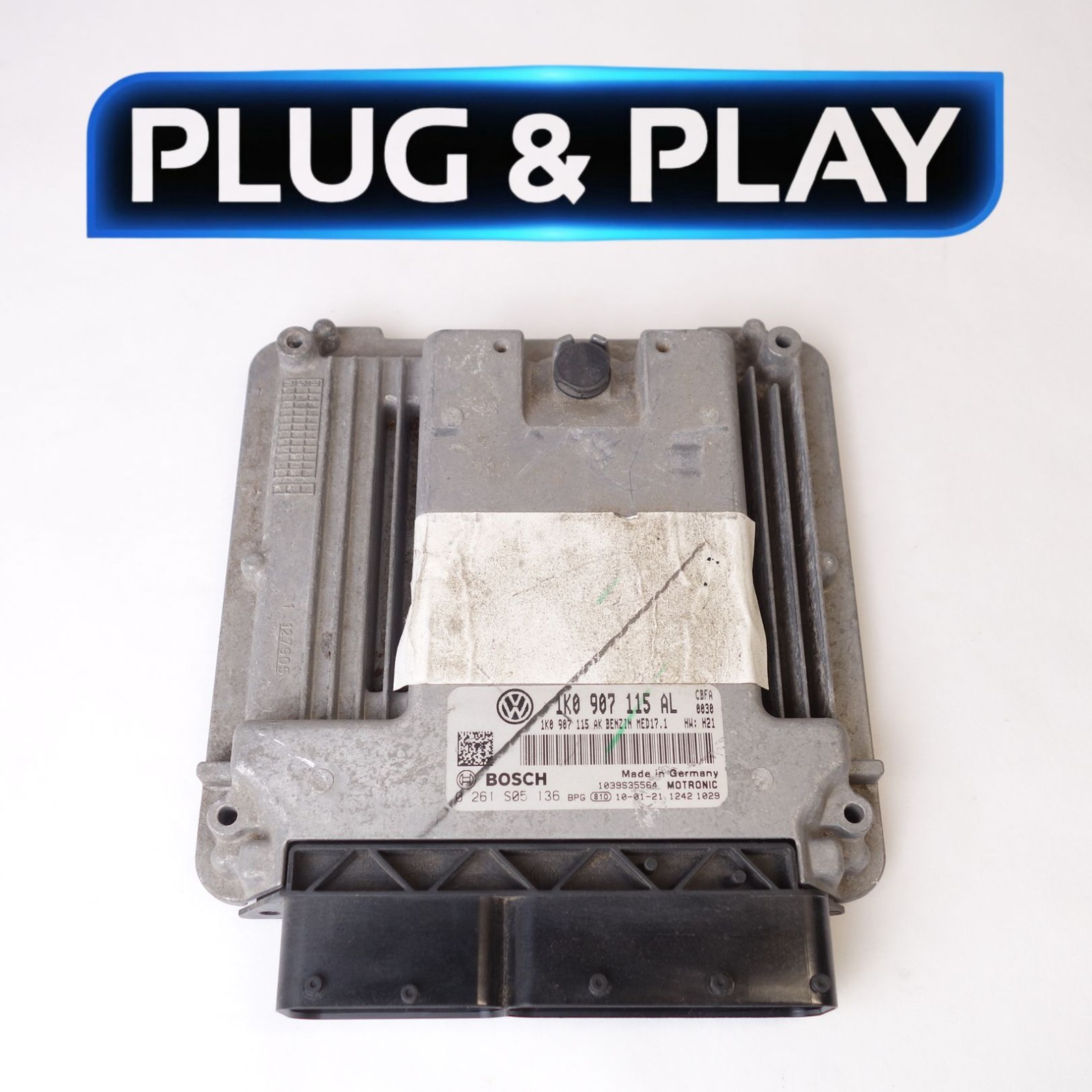 1K0907115AL Volkswagen Jetta 2010 2.0L AT Engine Computer Plug N Go.