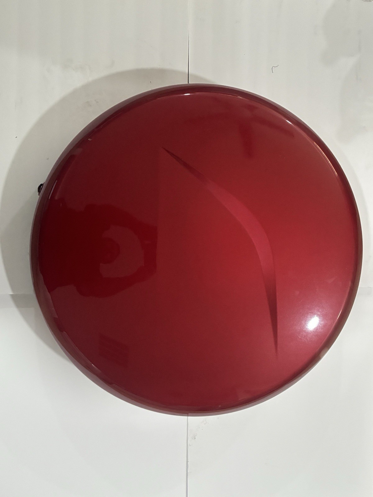 06-12 Toyota Rav4 Rear Spare Tire Wheel Cover Hard Shell Red OEM 06-12 Toyota Rav4 Rear Spare Tire Wheel Cover Hard Shell Red OEM