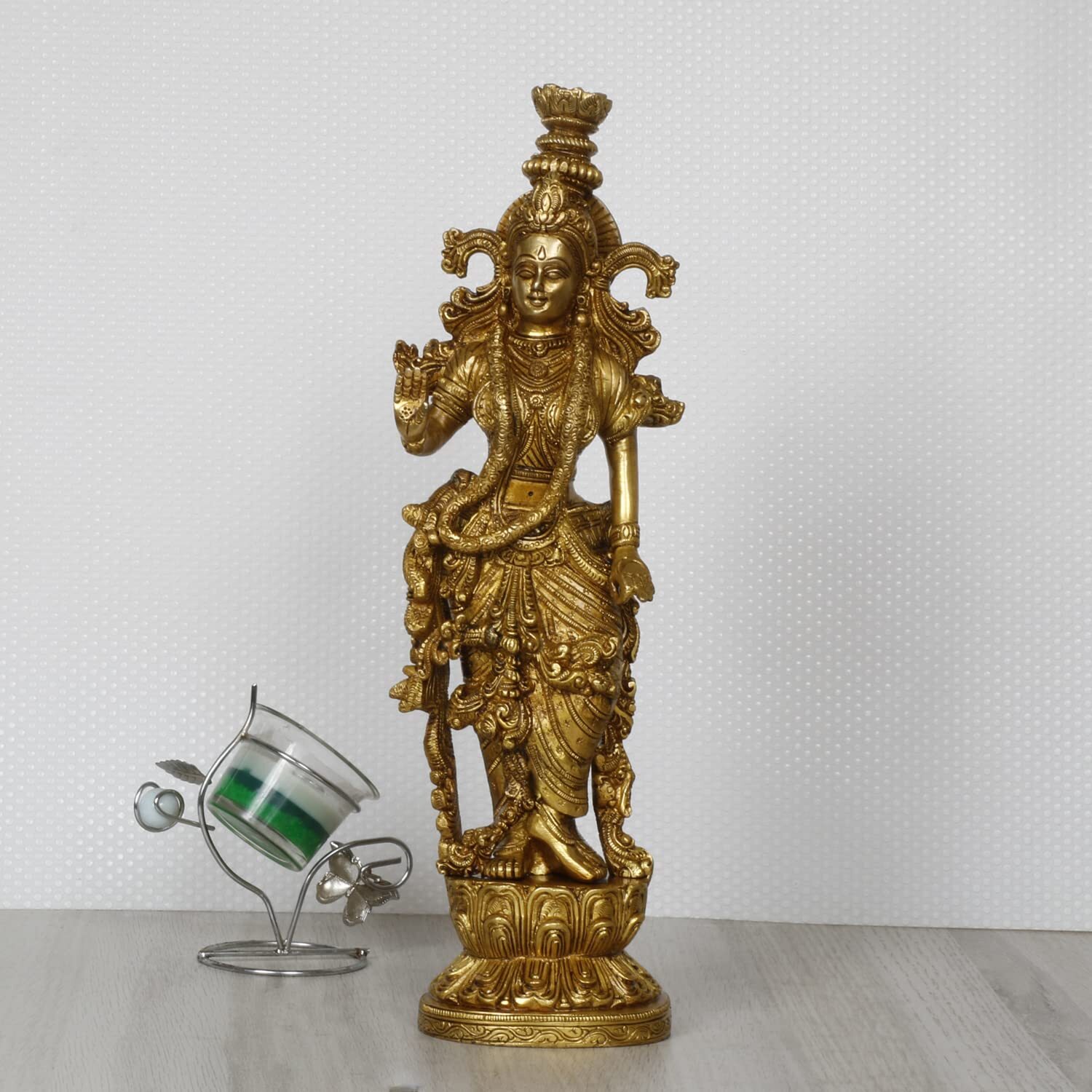Radha Ji Statue Brass Hindu Deity Goddess Idol Home Temple Vastu Puja 14 Inch