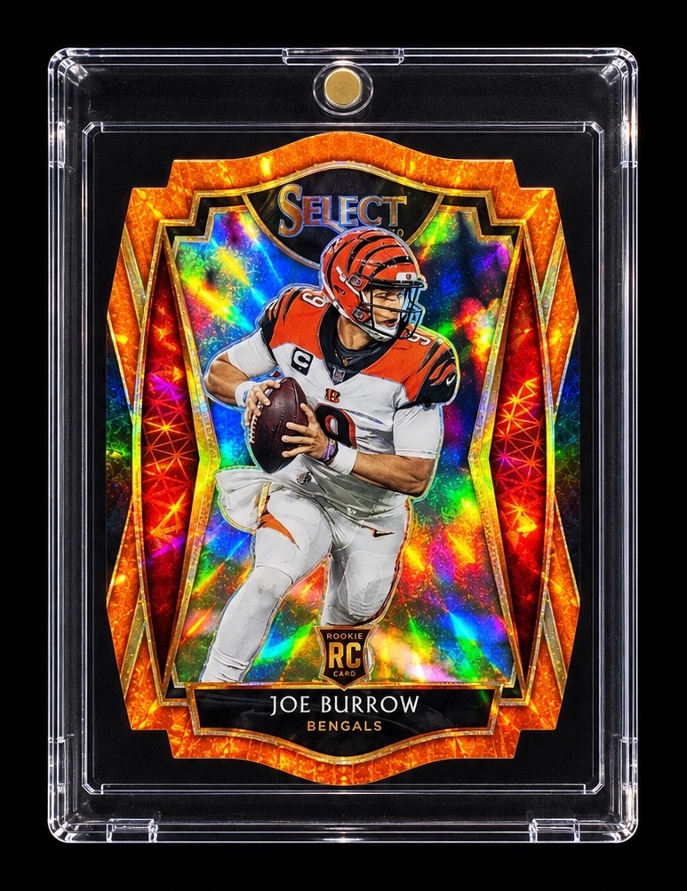 JOE BURROW ROOKIE ORANGE REFRACTOR 2020 PANINI PRIZM Select Die Cut BENGALS