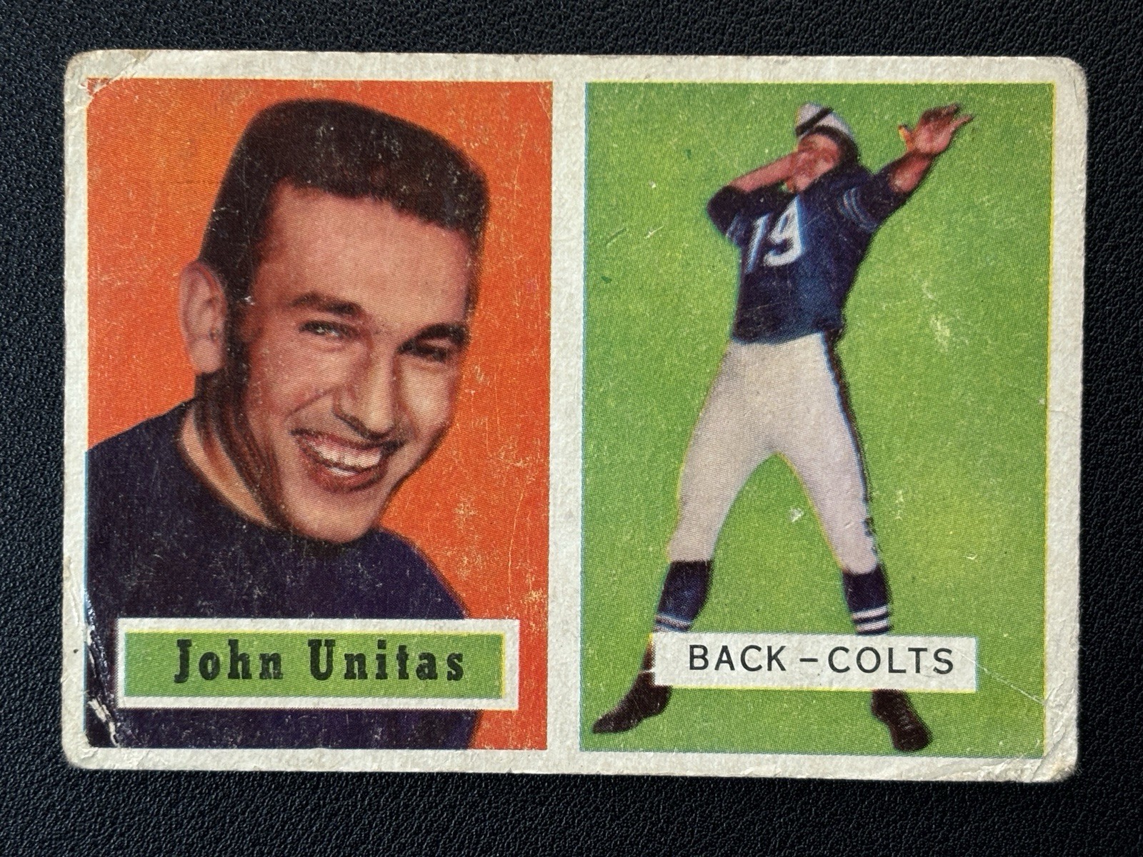 1957 Topps Football Card #138 John Johnny Unitas Baltimore Colts (Lot of 2)