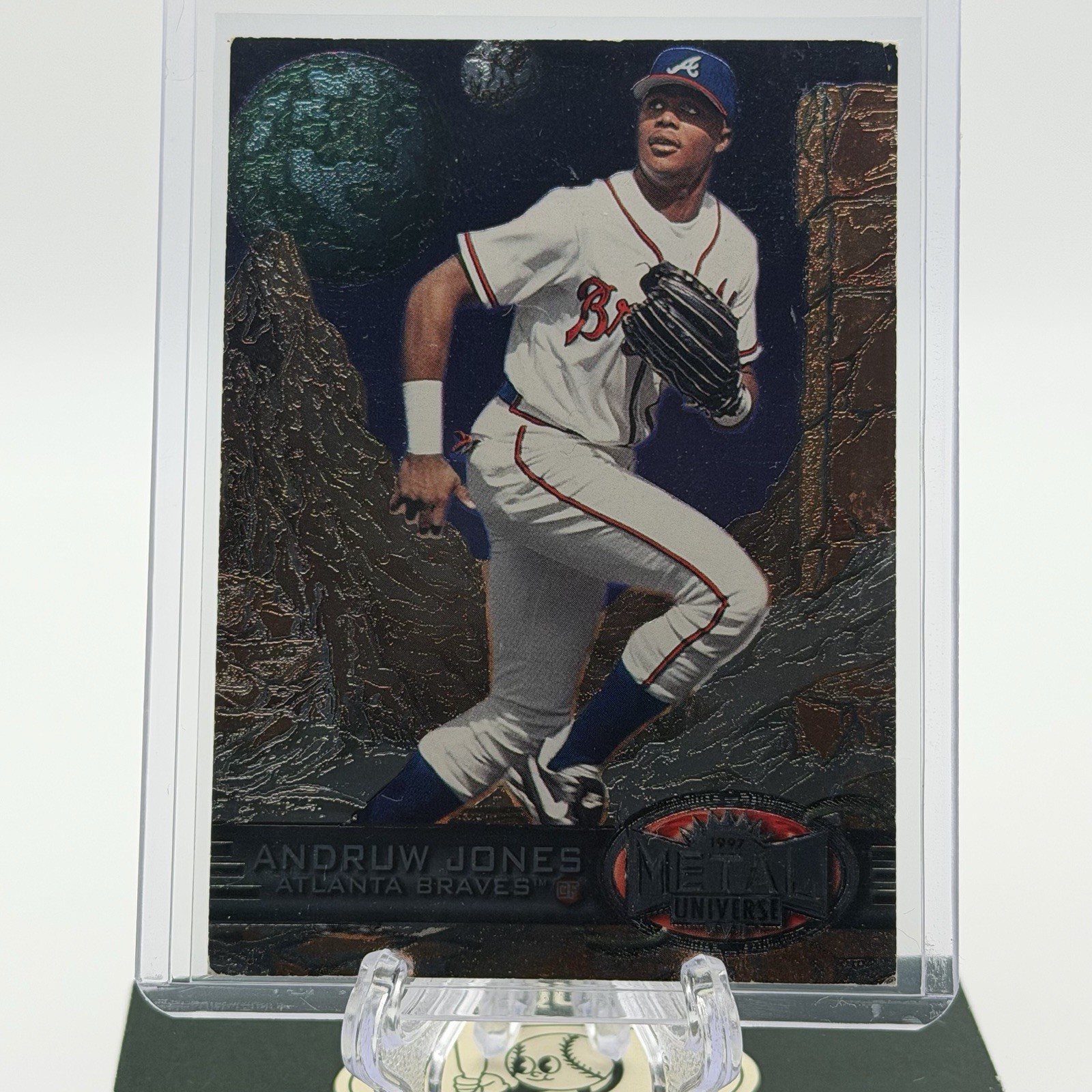 1997 Skybox Metal Universe - Andruw Jones #30 *soft corners*