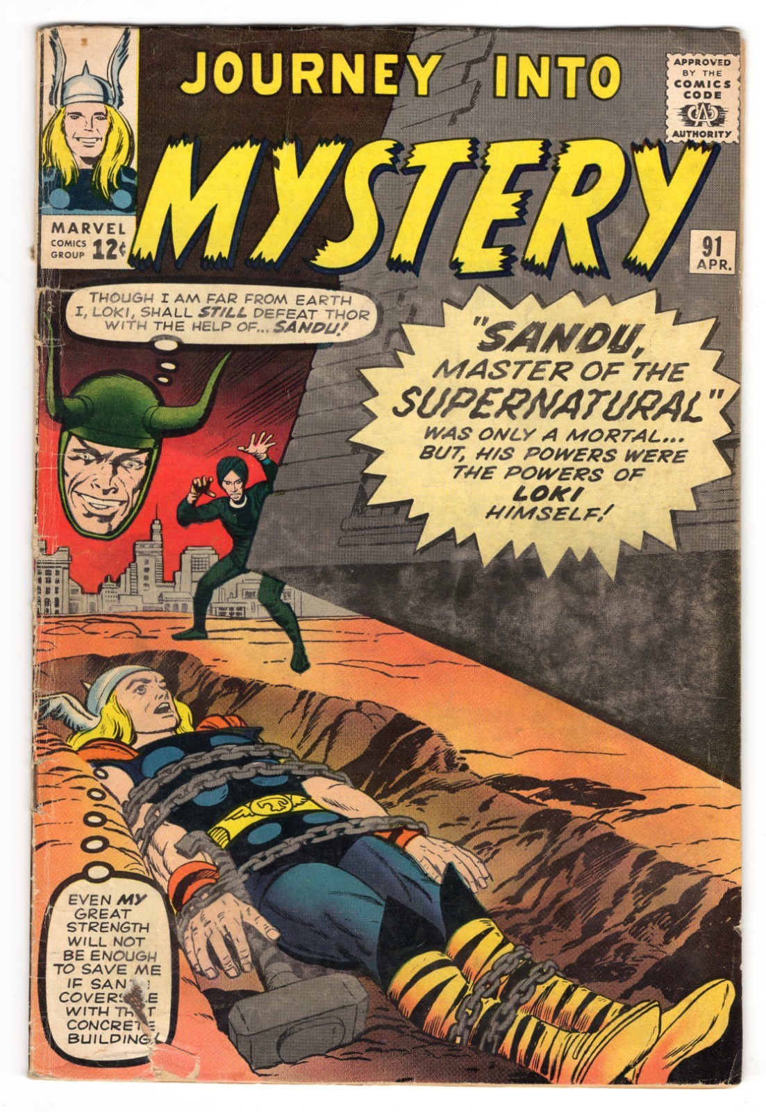 Journey Into Mystery 91 1963 Marvel Comics VG 4.0 1st Valkyries 3rd Loki Thor