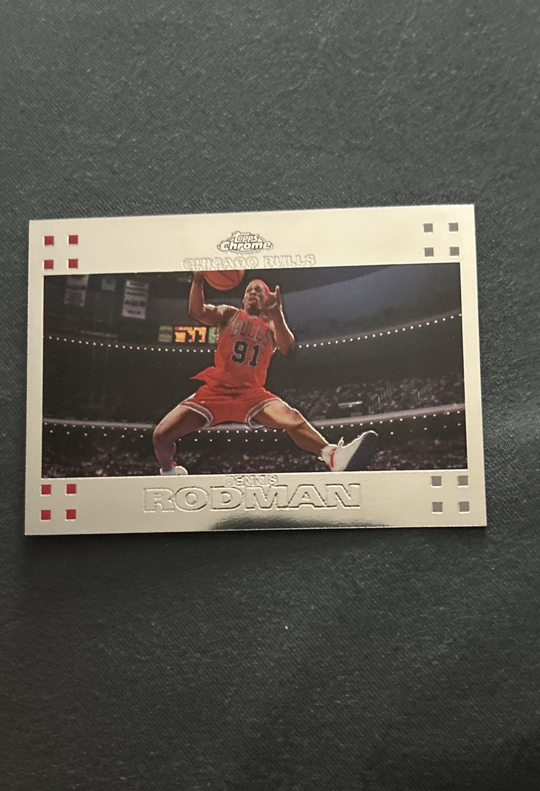 2007-08 Topps Chrome - Dennis Rodman #93 2007-08 Topps Chrome - Dennis Rodman #93