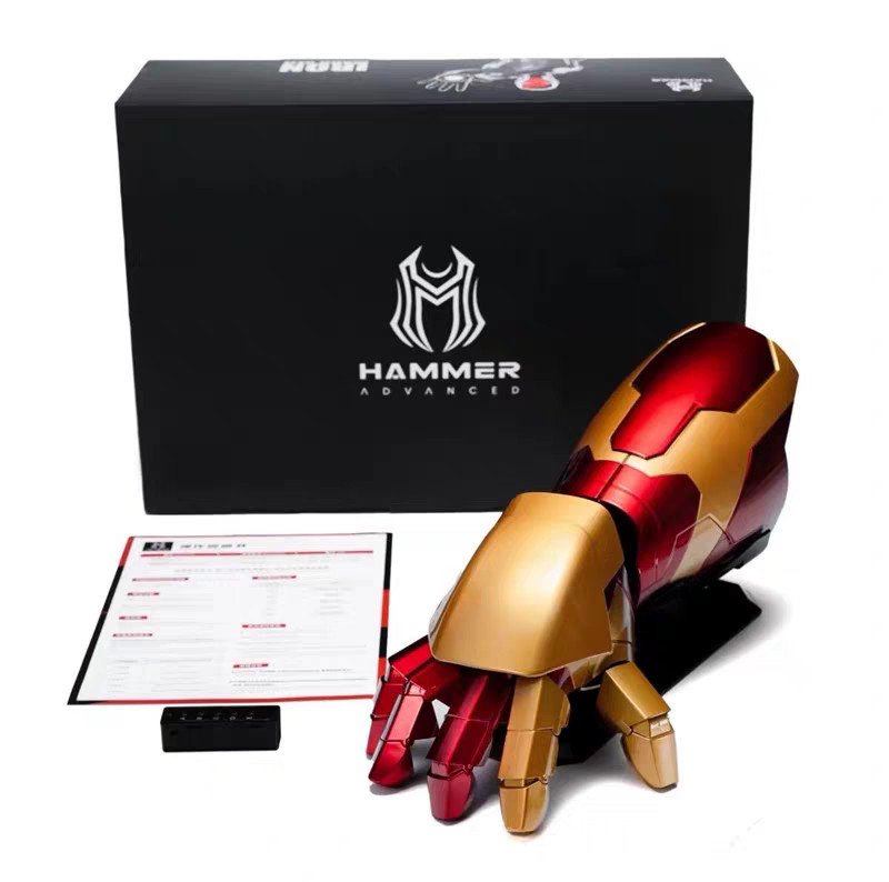 1:1 Wearable Iron Man MK42 Gauntlet Arm Cosplay Armor Voice/Remote Control Gift 1:1 Wearable Iron Man MK42 Gauntlet Arm Cosplay Armor Voice/Remote Control Gift